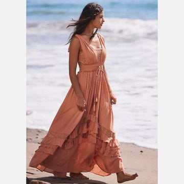 Boho Summer Beach Maxi Dress