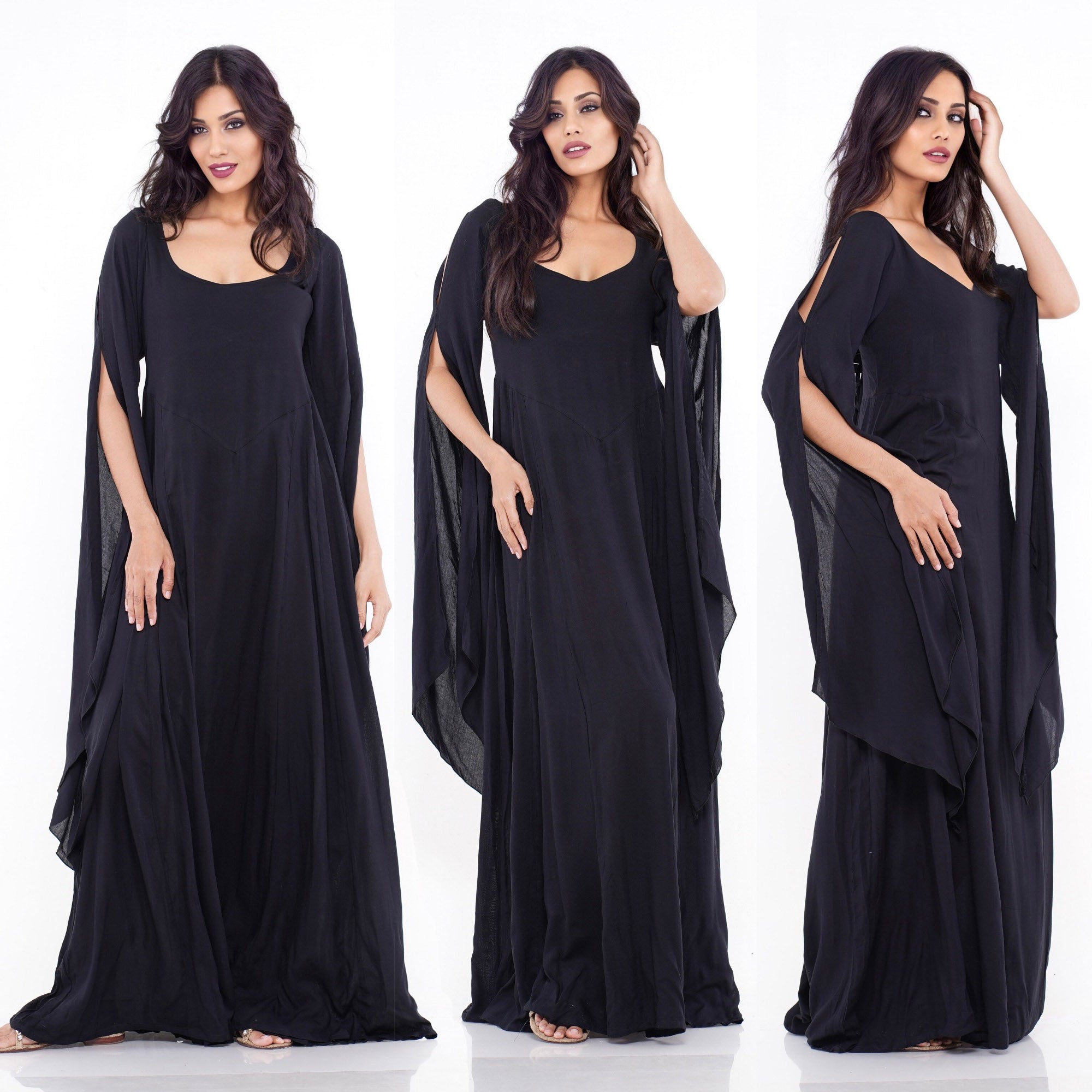 Carrie Cottagegoth Renaissance Bohemian Maxi Dress