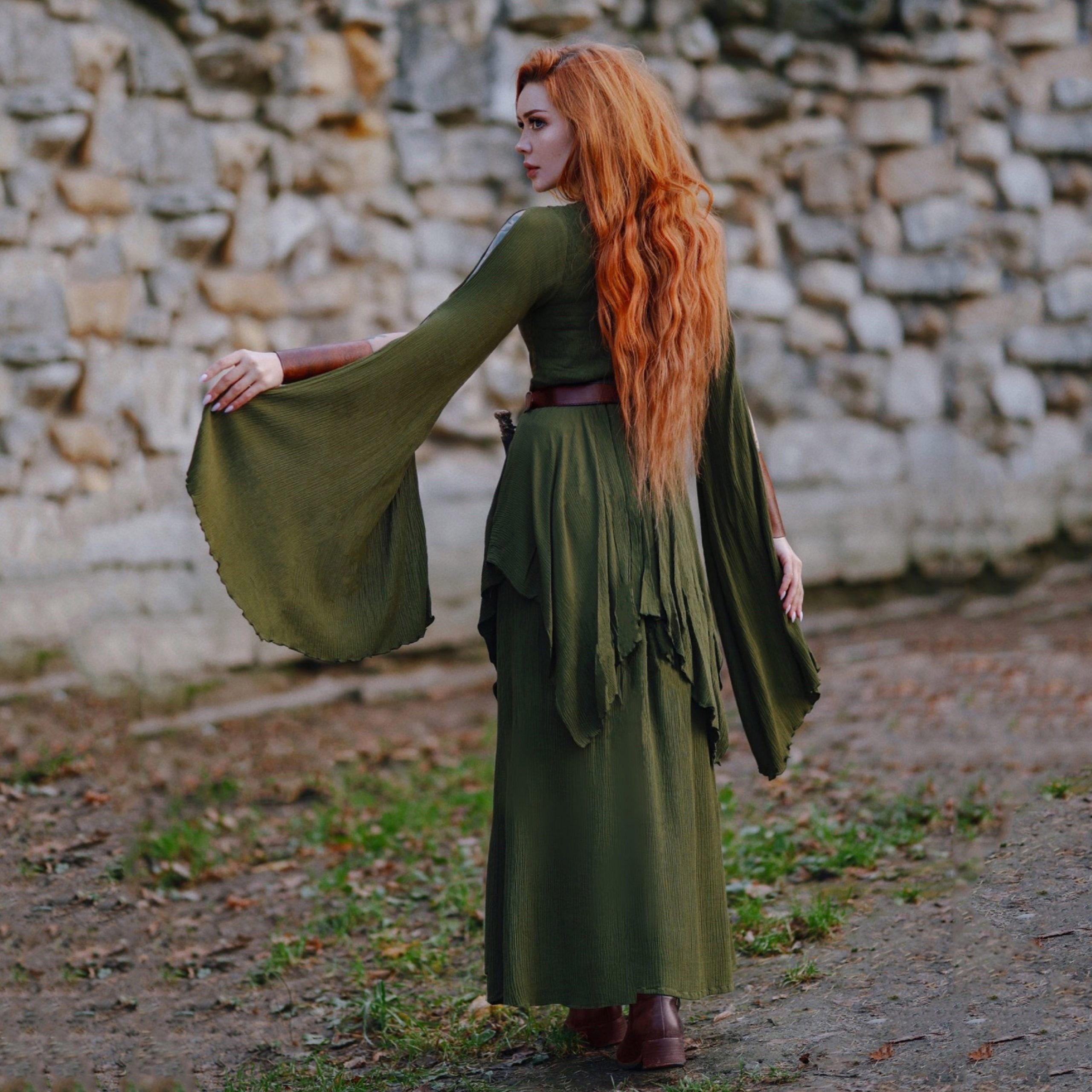 Leona Ren Faire Renaissance Corset Maxi Dress