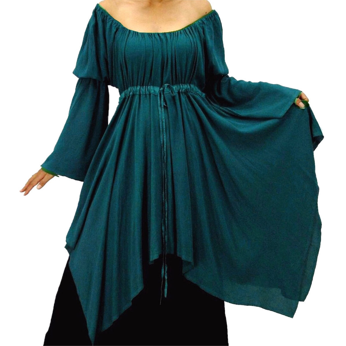 Alma Renaissance Long Sleeves Boho Peasant Blouse