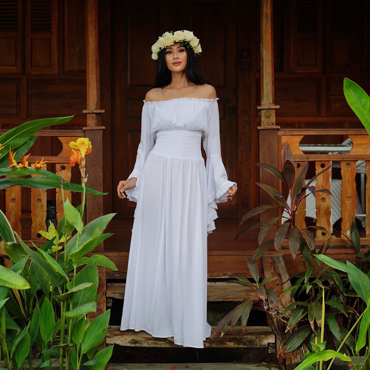Macie Wiccan Medieval Set 2 Pieces Outfit Maxi Dress