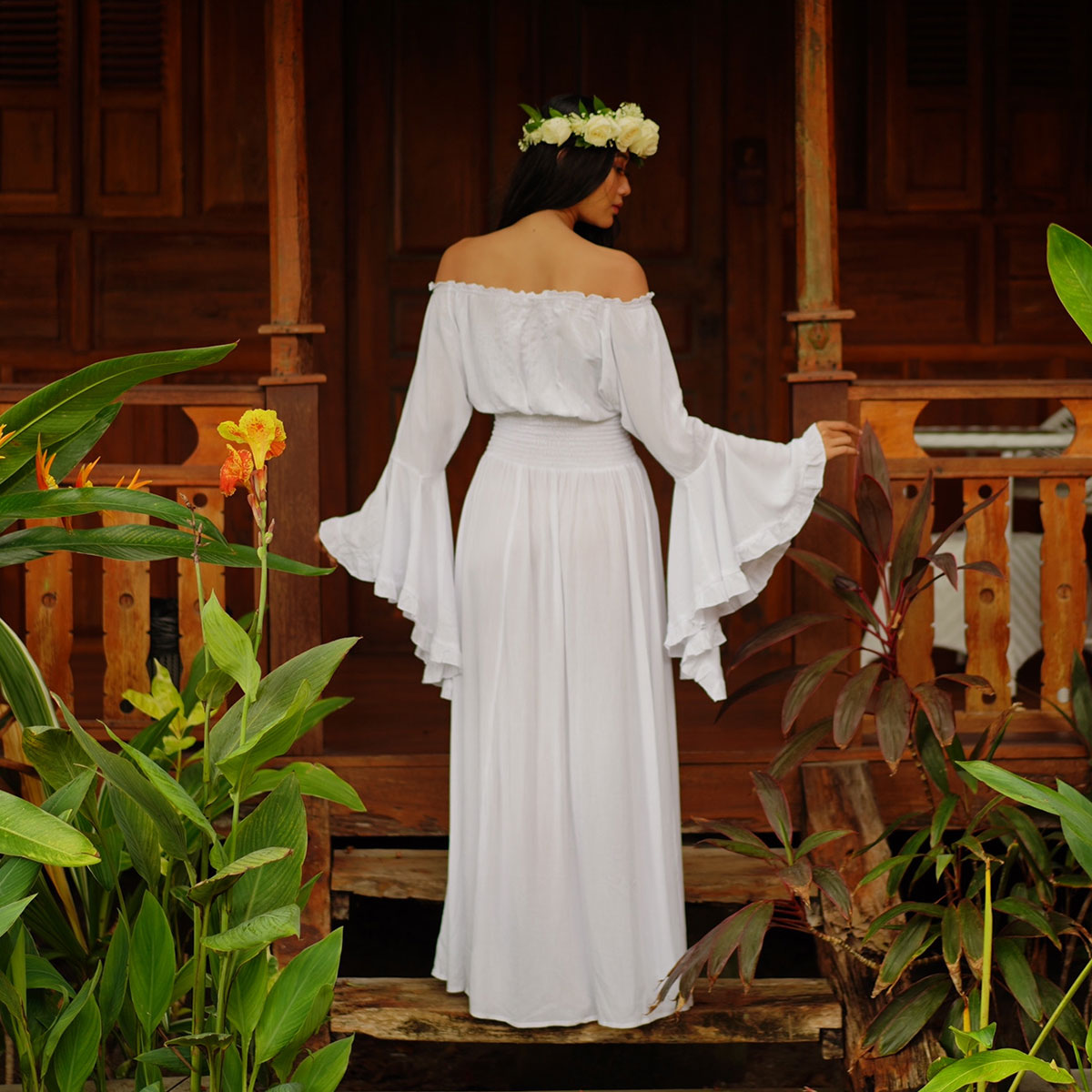 Macie Wiccan Medieval Set 2 Pieces Outfit Maxi Dress