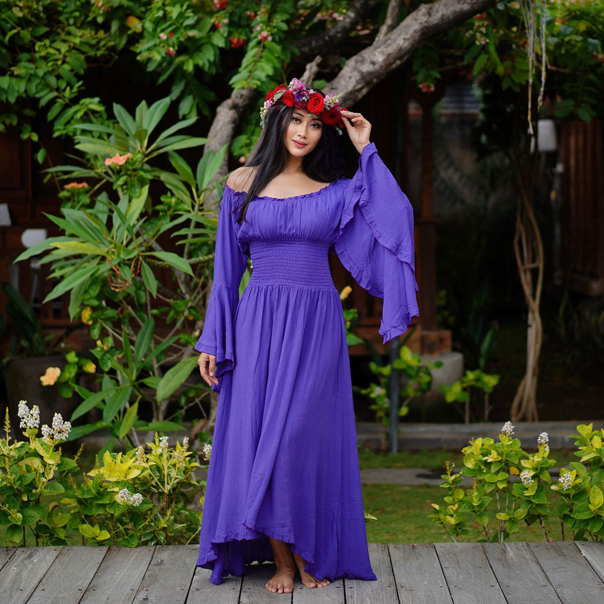 Paola Wiccan Goddess Maxi Dress