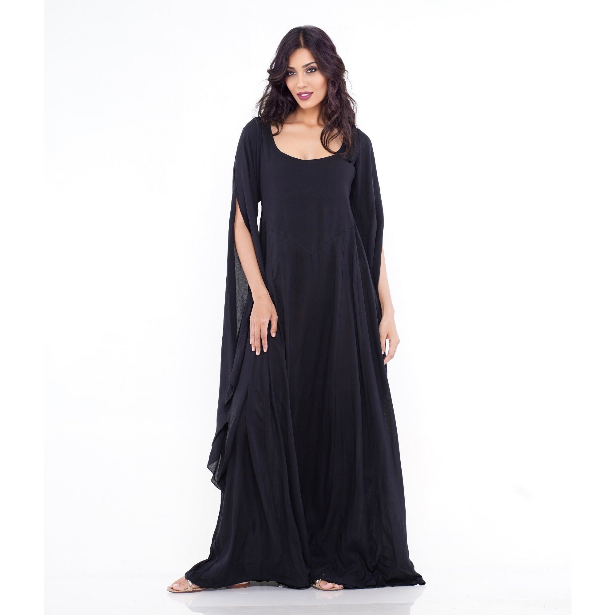 Sariah Renaissance Flowing Sleeve Boho Maxi Dress