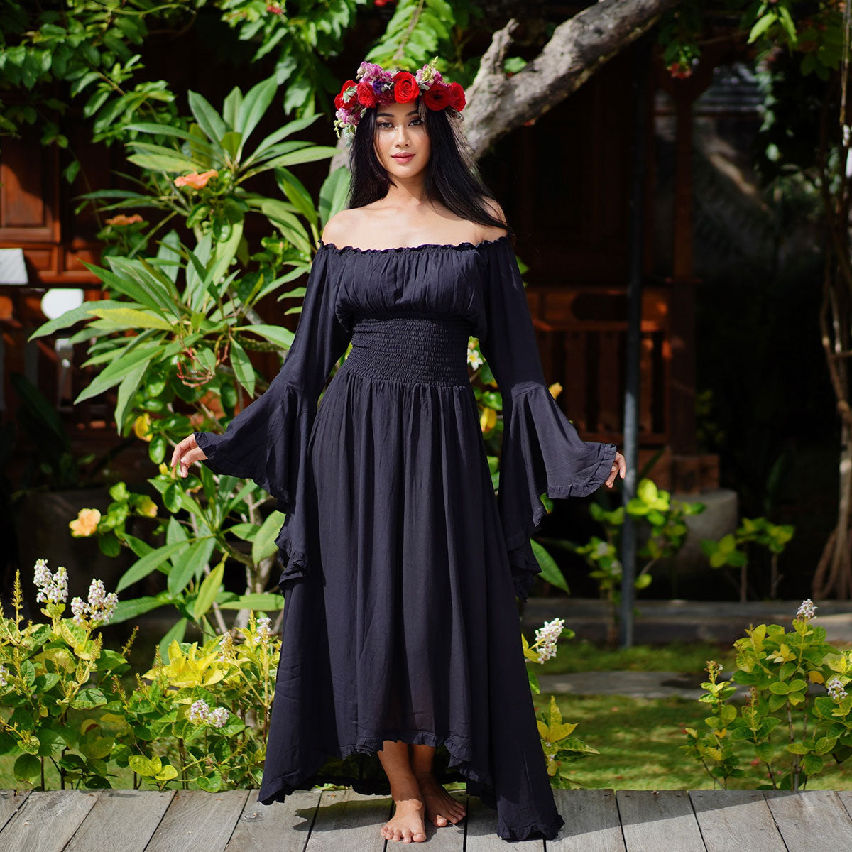 Paola Wiccan Goddess Maxi Dress