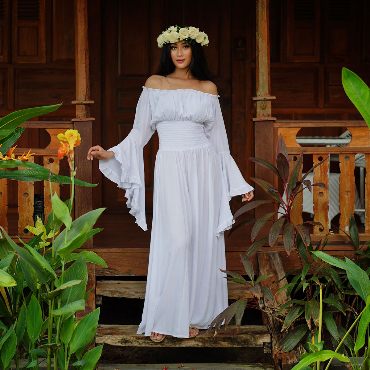 Sariah Corset Vest and Peasant Renaissance Dress