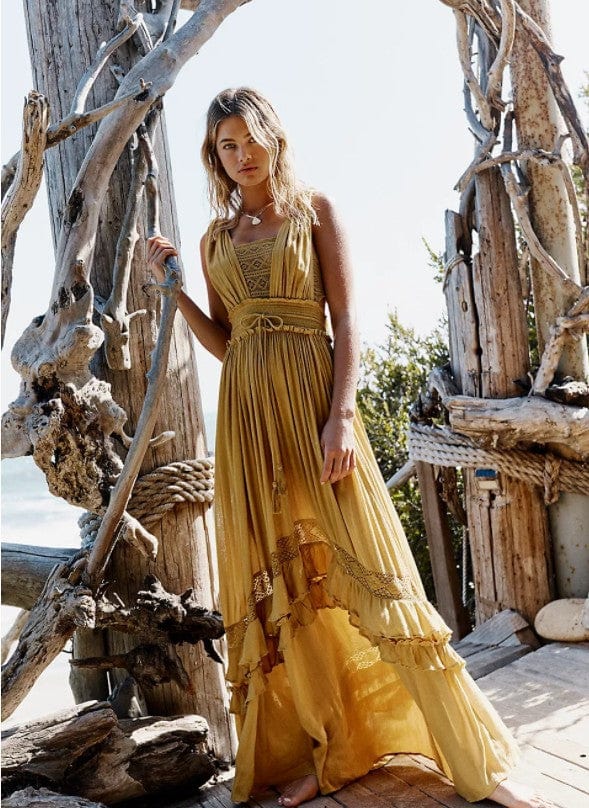 Boho Summer Beach Maxi Dress
